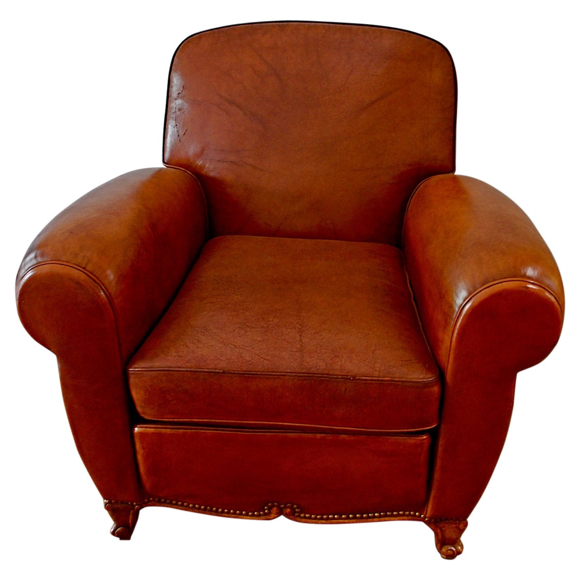 Elegant French 1950's Club Chair