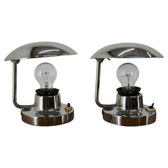 Set ofTwo Table Lamps by Napako, Type 1195, 1940s