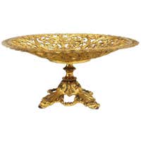 French Empire Style Bronze Dore Egyptian Compote For Sale at 1stDibs