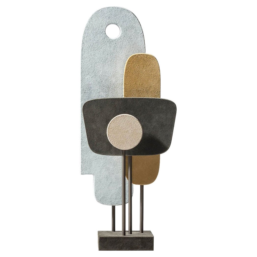 Zeitgenössische Lederskulptur Tabou 1 von Stephane Parmentier für Giobagnara im Angebot