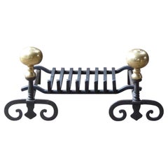 18th Century French Fire Grate, Fireplace Grate