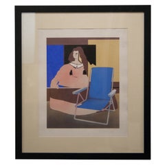 Lithographie espagnole Pop Art « Meninas », Espagne, 1980