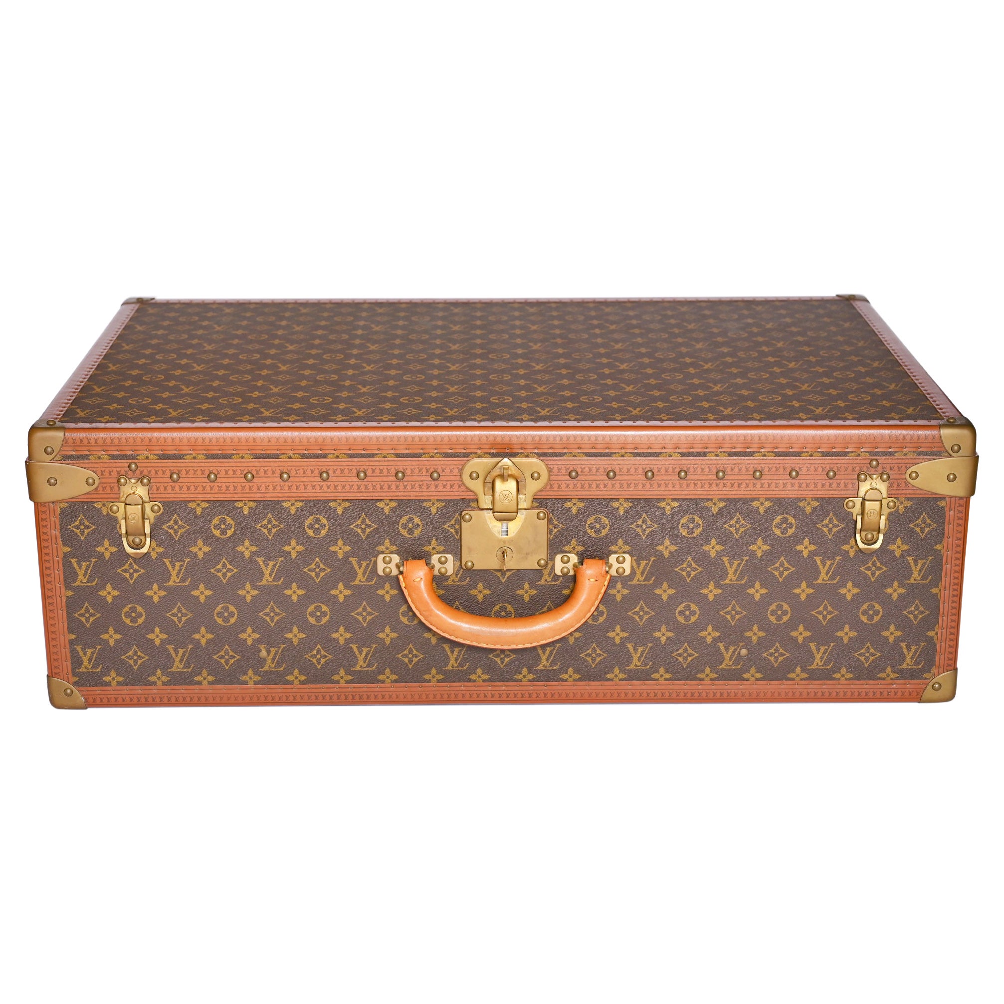 20th Century Louis Vuitton Suitcase Alzer 80, 1970 For Sale