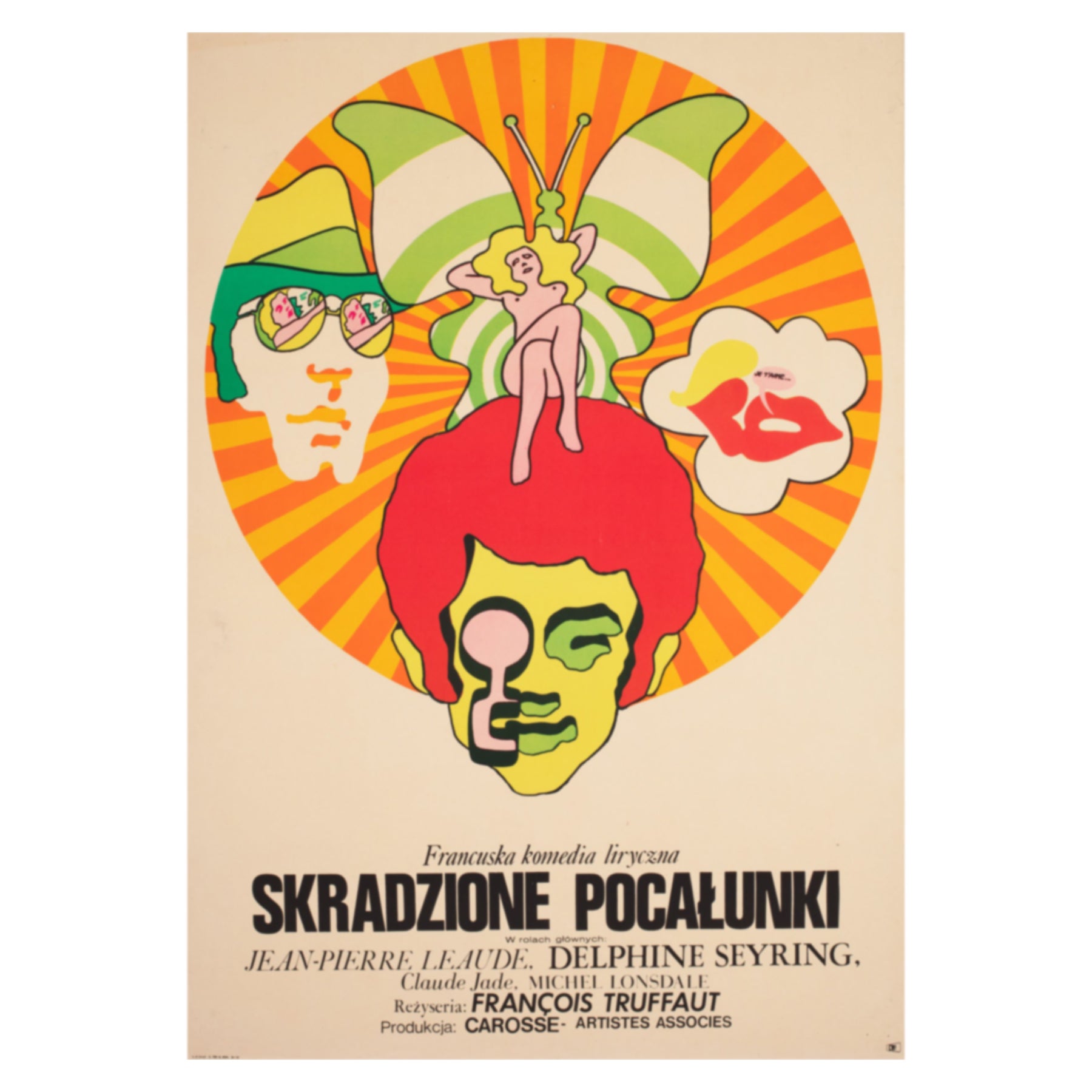 Baci rubati 1969 Film polacco A1 Poster cinematografico, Zbikowski