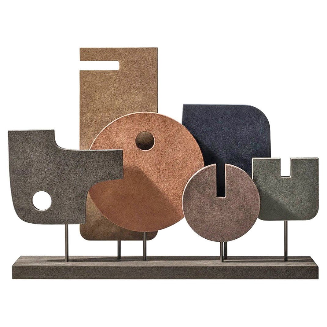 Contemporary Leather Sculpture, Tabou 5 by Stephane Parmentier for Giobagnara