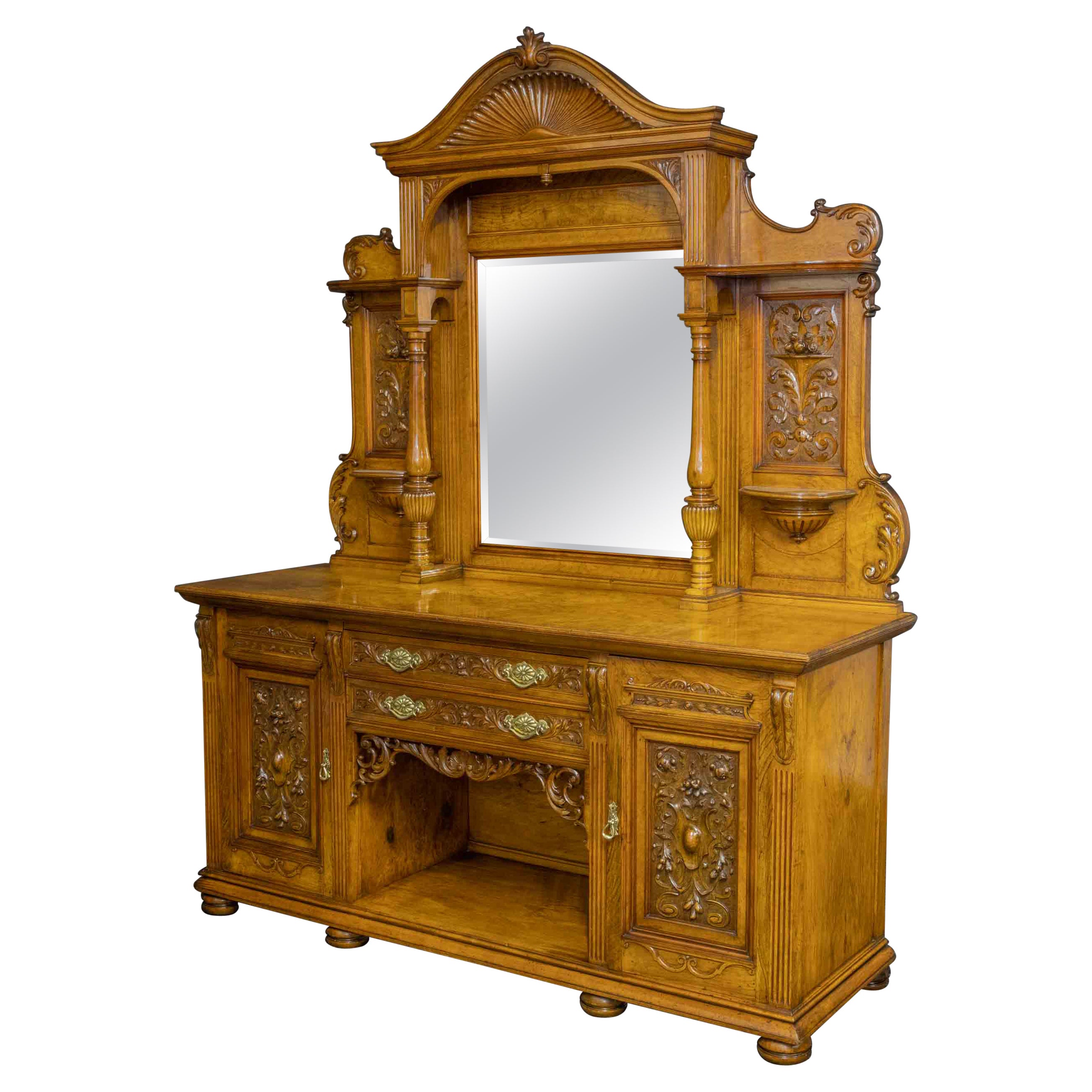 Victorian Pollard Oak Sideboard For Sale at 1stDibs victorian oak