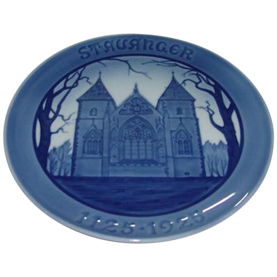 Porsgrund Commemorative Plate from 1925 For Sale