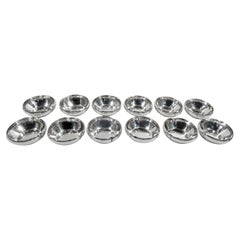 Set of 12 Kalo Chicago Craftsman Sterling Silver Nut Dishes