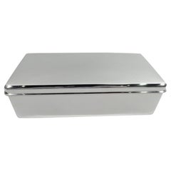 Tiffany American Modern Sterling Silver Box