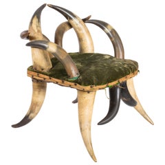 Antique Horn Child's Chair