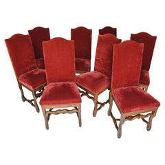 Set of 8 Os de Mouton Chairs