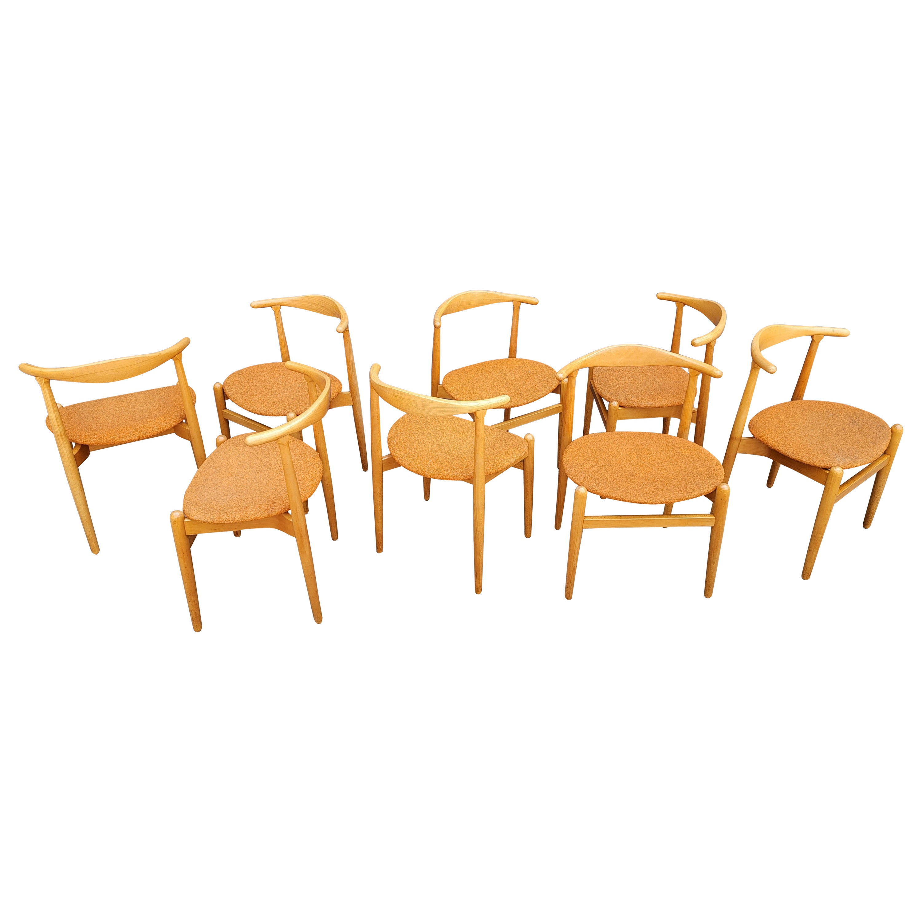 Hans J. Wegner Dining Chairs Set 8