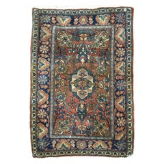 Alfombra persa ornamentada Sarouk Farahan
