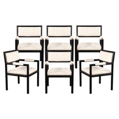 Set of 6 Mid-Century Modern Inspired Dining Chairs by Kelly Wearstler