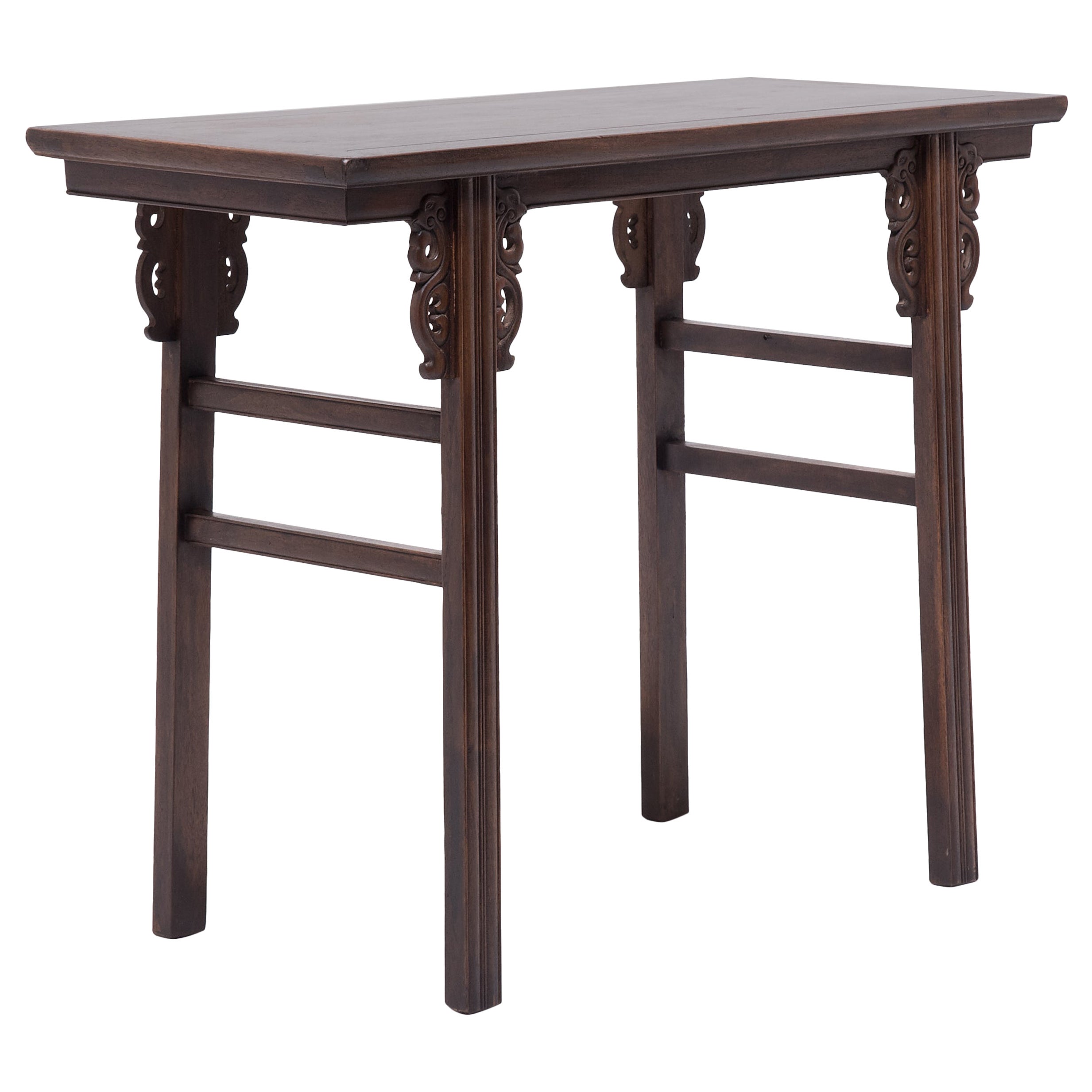 Chinese Walnut Offering Table, c. 1900