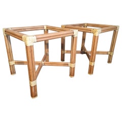Rattan Double Dining Table Base by Kipp Stewart for Summit Furniture
