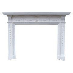 Painted Georgian Style Reclaimed Mantel