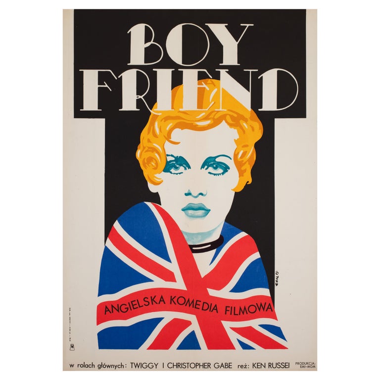 The Boyfriend 1973 Polish A1 Film Movie Poster, Erol For Sale