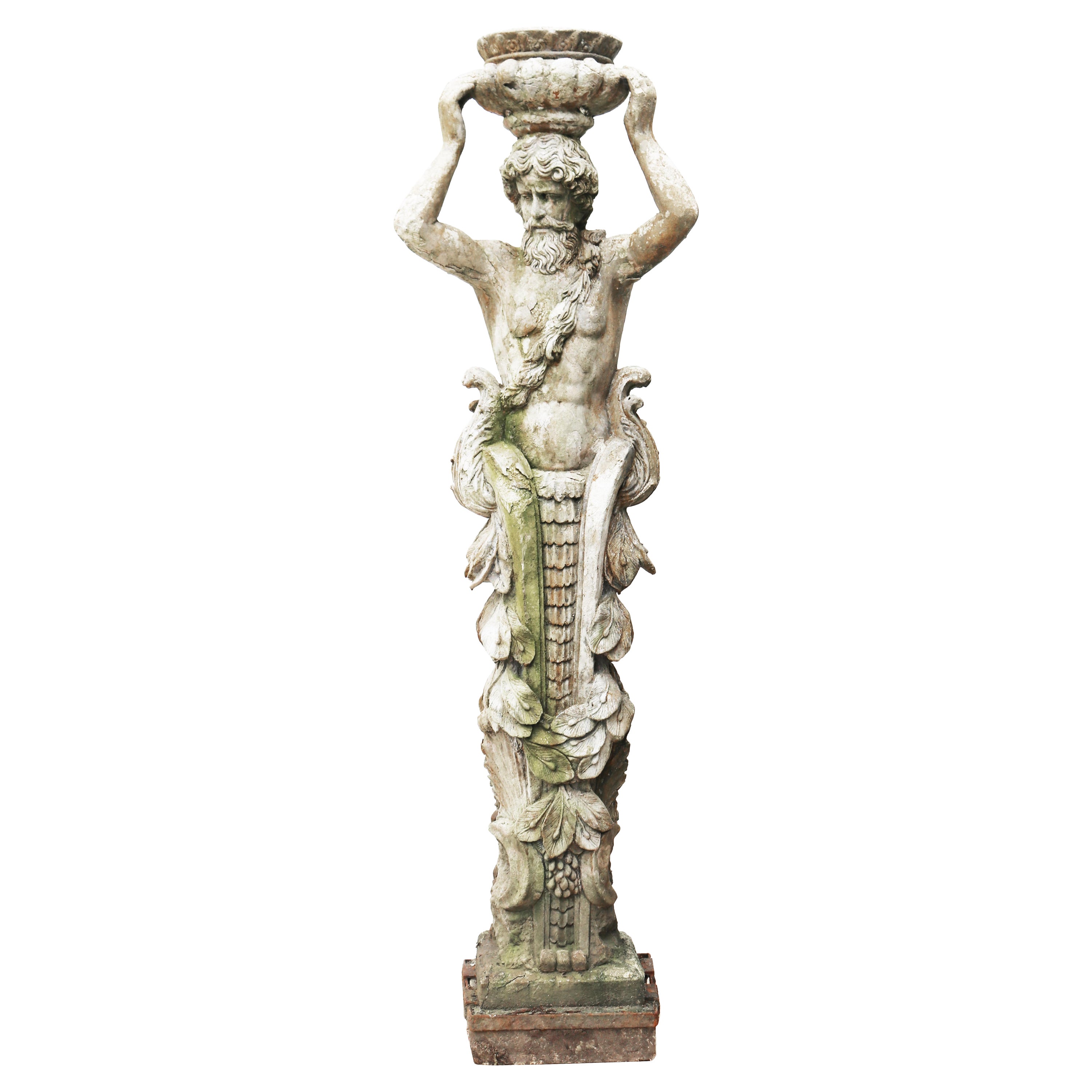 Reclaimed Herm Statue of Atlas