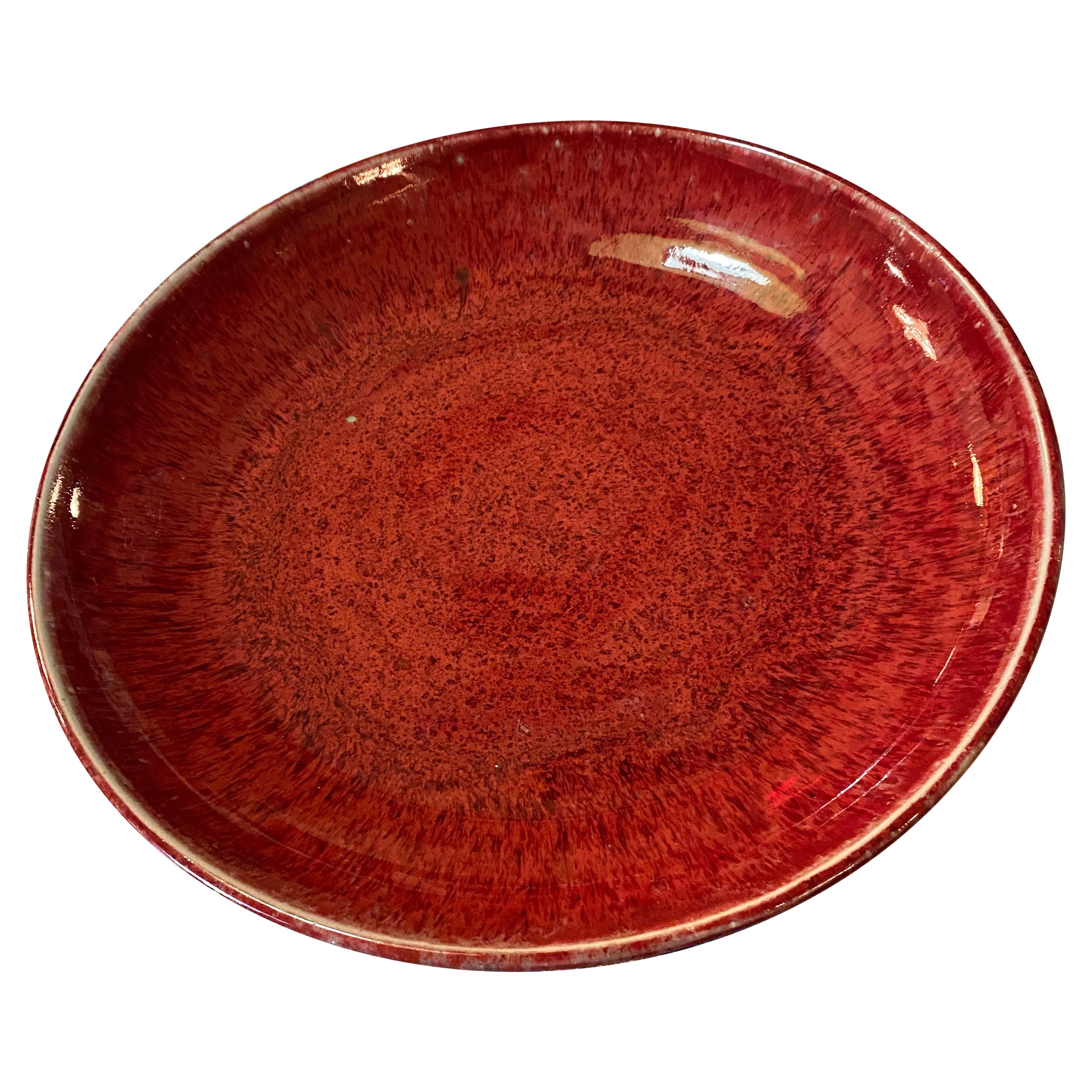 Large Vintage Ceramic Decorative Bowl by Harding Black