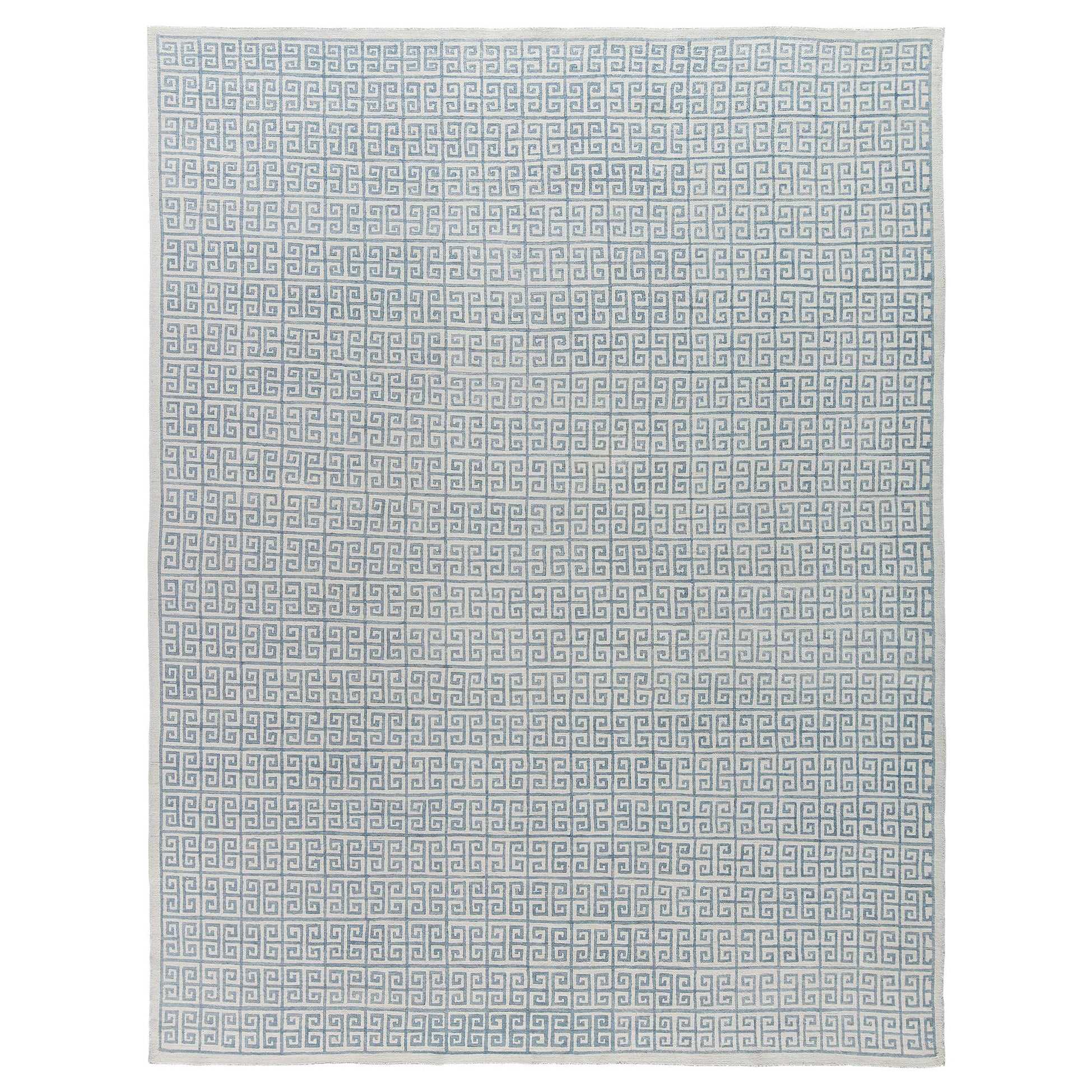 Greek Key Design Fine Patina Rug