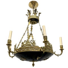 Antique French Empire Style Chandelier