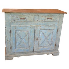 Painted Wood Buffet, circa 1700-1720