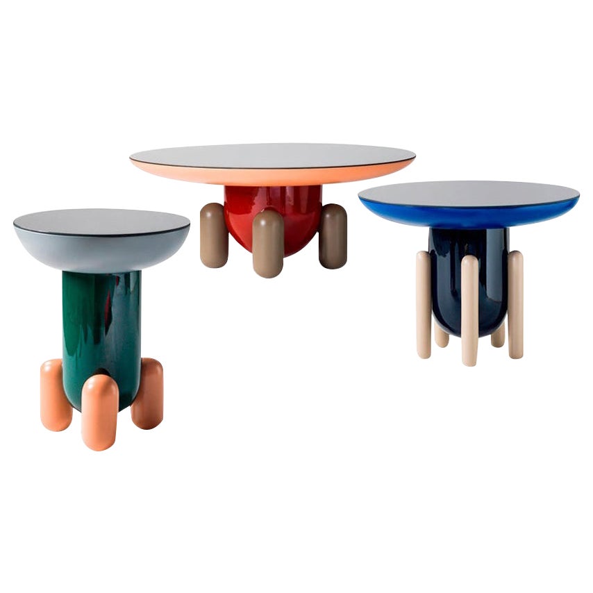 Set of Jaime Hayon Multi-Color-1 Explorer Tables by BD Barcelona For Sale