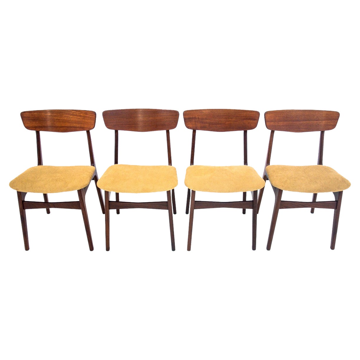 Midcentury Retro Dining Chairs After Renovation, 1950s For Sale at