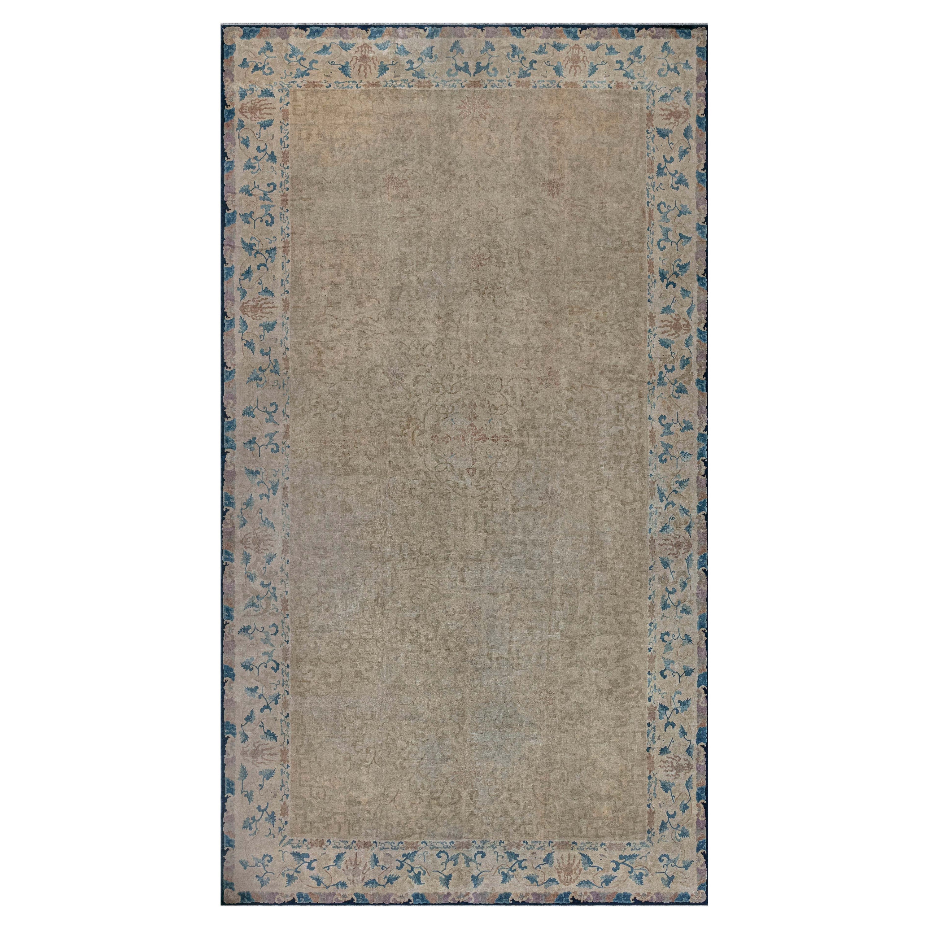 Doris Leslie Blau Vintage Chinese Botanic Design Rug 'Size Adjusted'