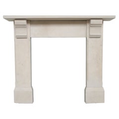 Antique Reclaimed 19th Century Victorian Bath Stone Fire Surround