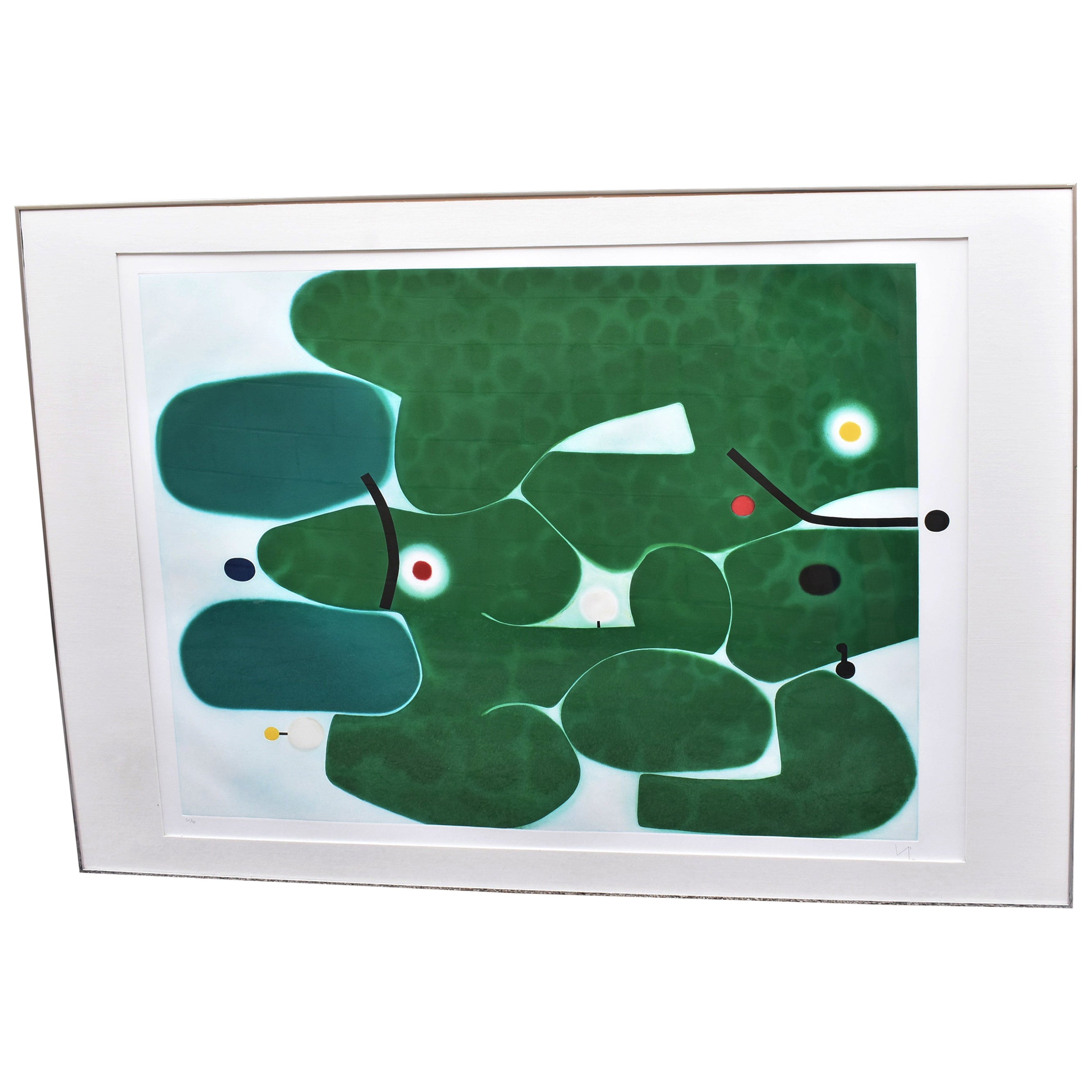 Victor Pasmore Lithograph Vigma Antoniniana 1980 Limited Edition 30/90 For Sale