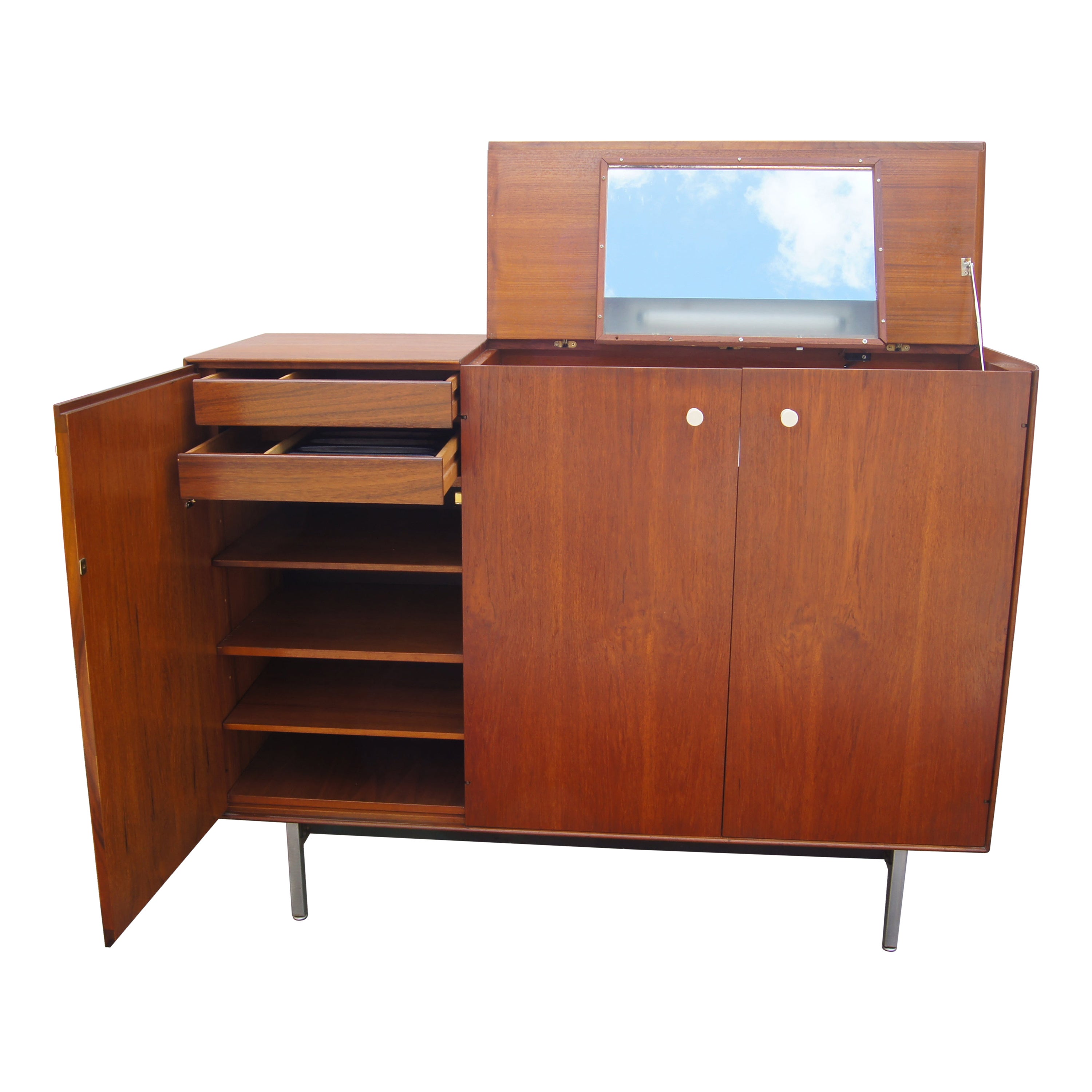 Teak Thin Edge Gentleman's Chest by George Nelson for Herman Miller