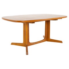 Gudme Mobelfabrik Danish Mid Century Teak Dining Table with 2 Leaves