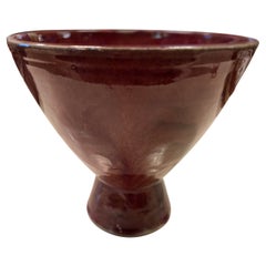 Vintage 1951 Ceramic Harding Black Bowl
