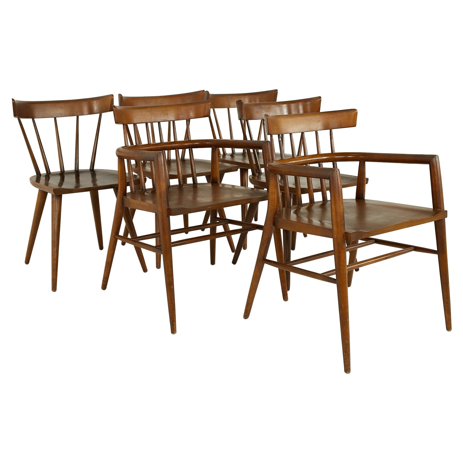 Paul McCobb Planner Group Mid Century Dining Chairs, Set of 6