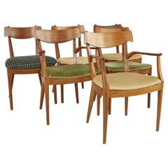 Kipp Stewart for Drexel Mid Century Dining Chairs, Set of 6