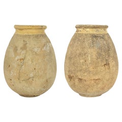 Antique Pair of Large French Biot Jars