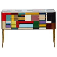 Mondrian Style Commode by Studio Glustin