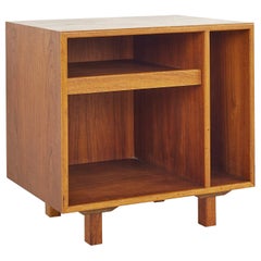 Jens Risom Mid Century Walnut Compact Media Console