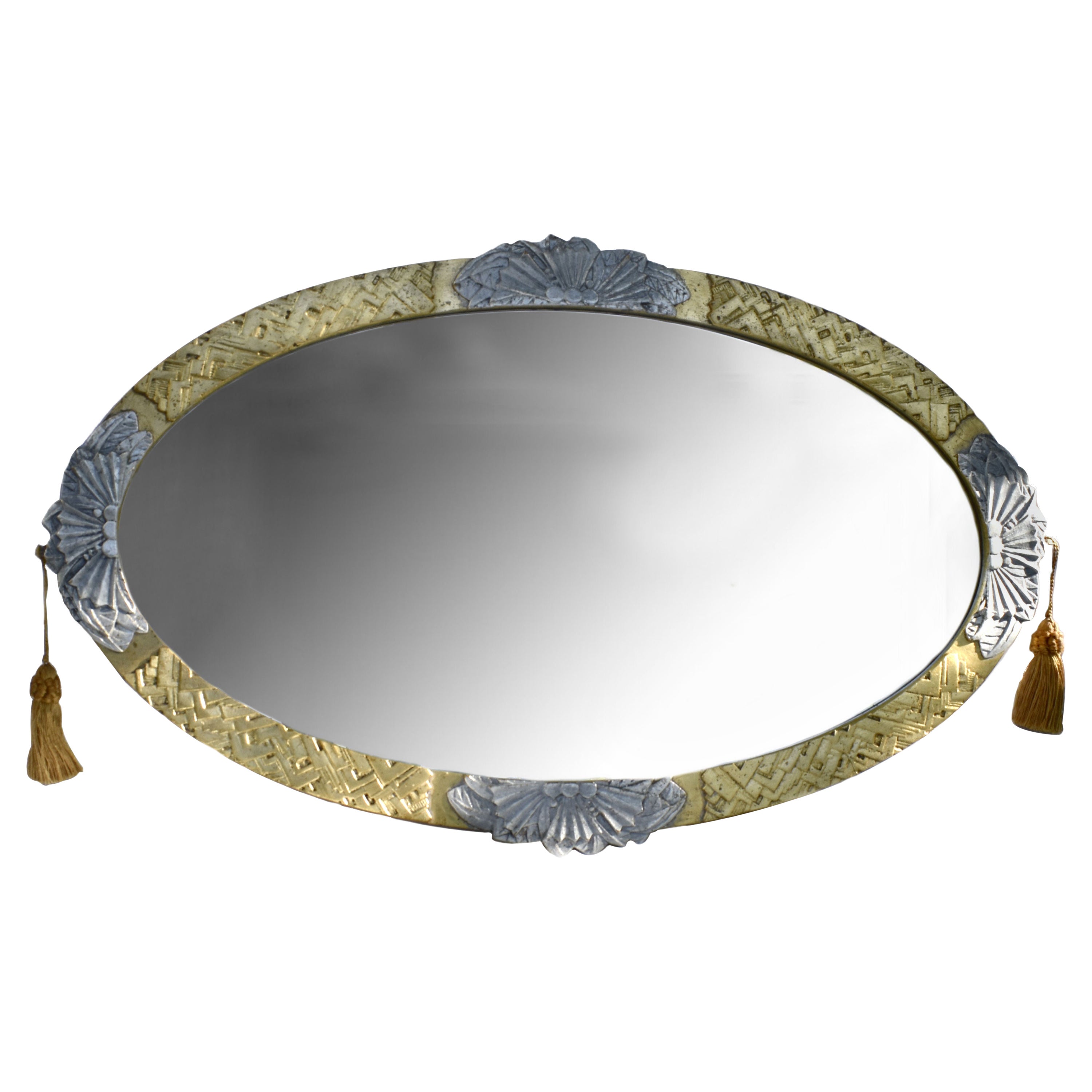 Art Deco French Wall Mirror, c1930s
