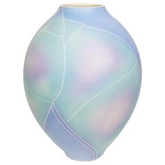 Ceramic Vase, 1980s Signed Chris Waldear