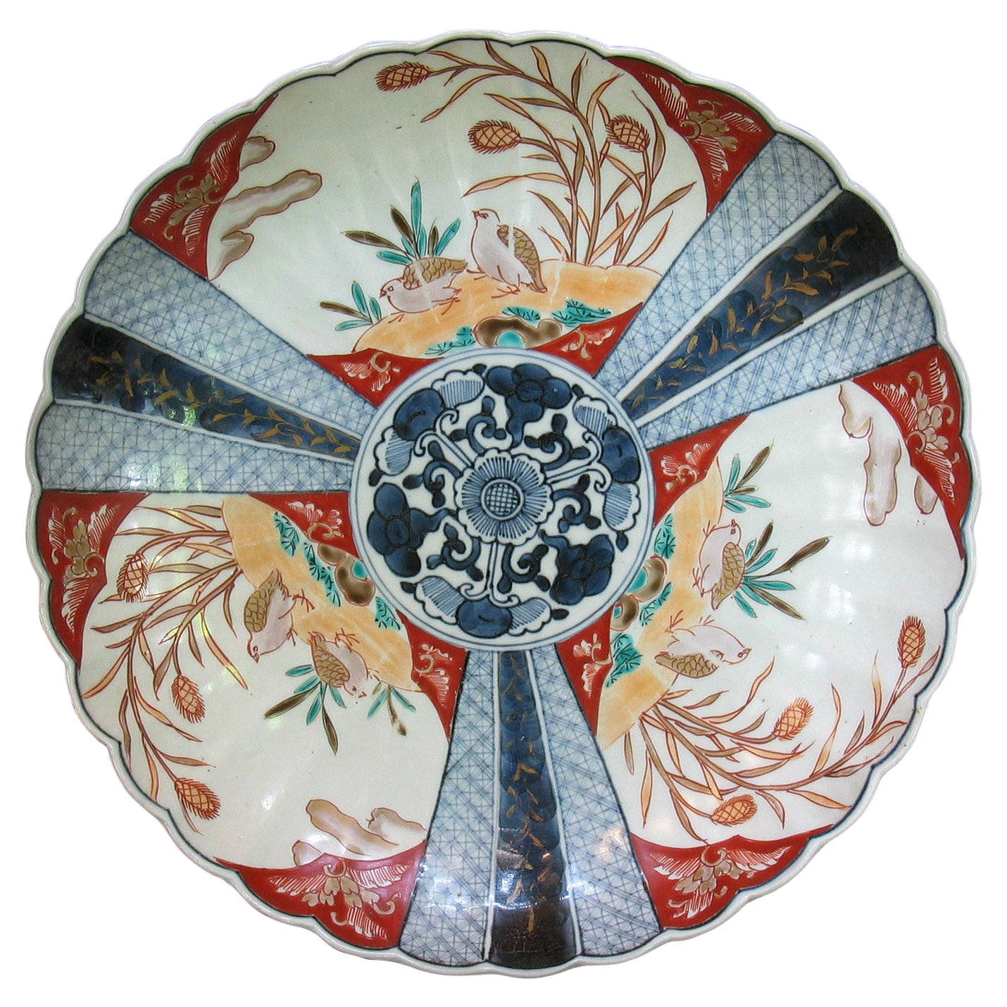 Japanese Porcelain Imari Charger 19th Century