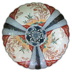 Chargeur en porcelaine japonaise Imari Porcelain 19ème siècle