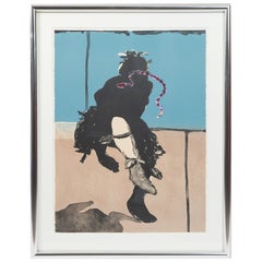 Fritz Scholder: Lithographie „Snake Dancer“