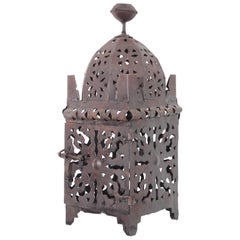 Moroccan Hurricane Metal Candle Lantern