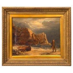 James Ward Oil Painting "The Smuggler's Cove"