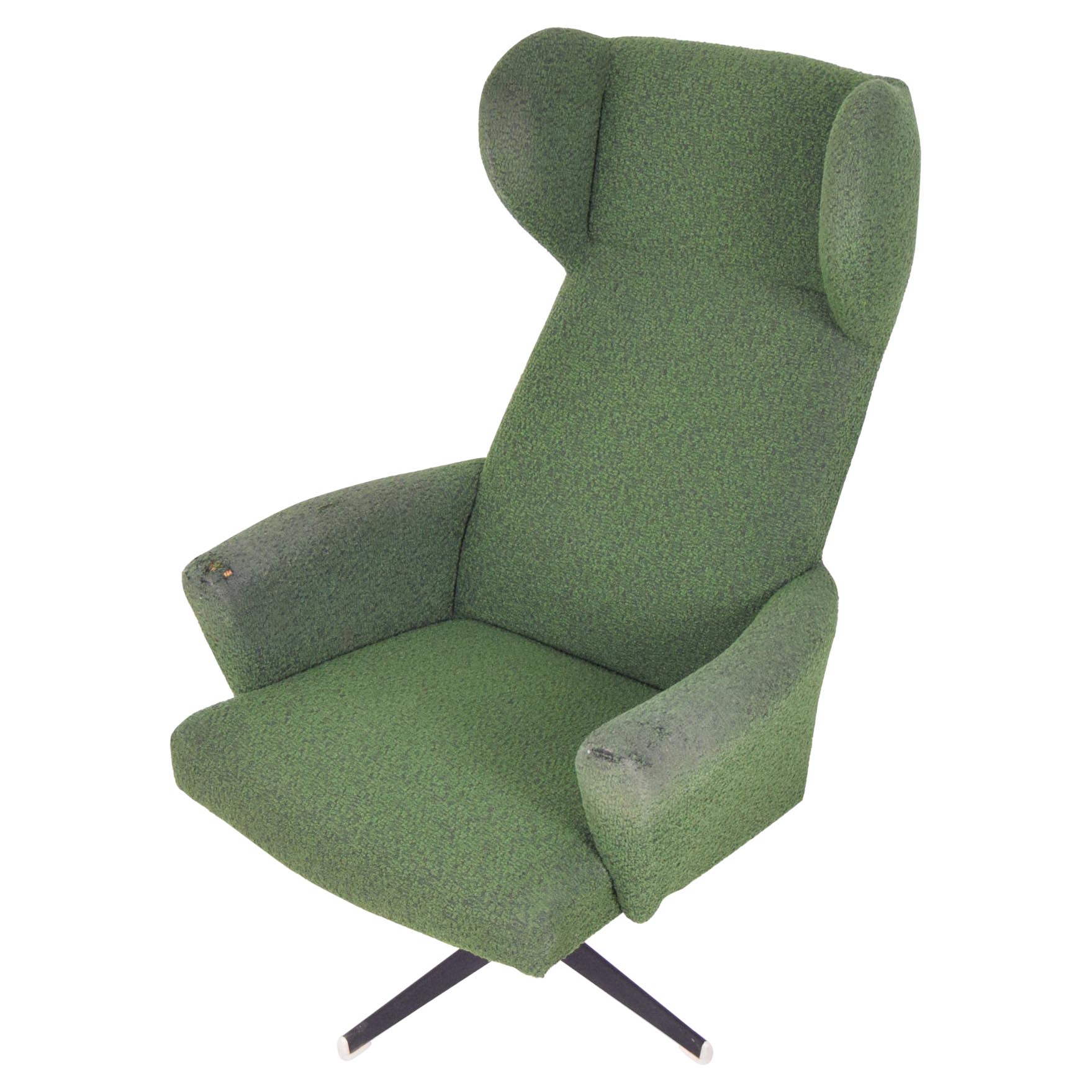 Swivel Armchair in the Middle of the Century, 1970's For Sale