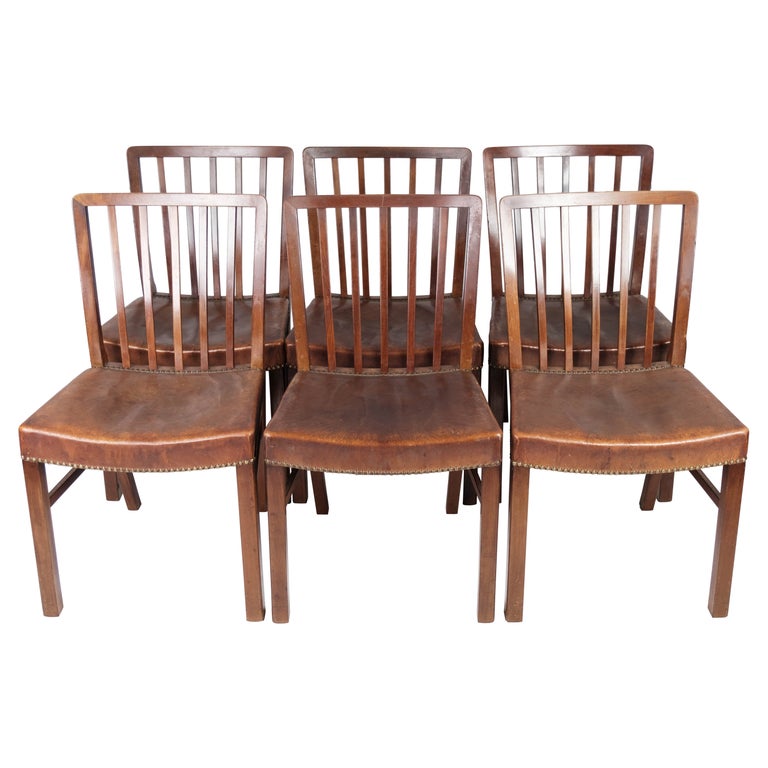 Six Dining Room Chairs Of Mahogany, 1940 S Dining Room Chairs
