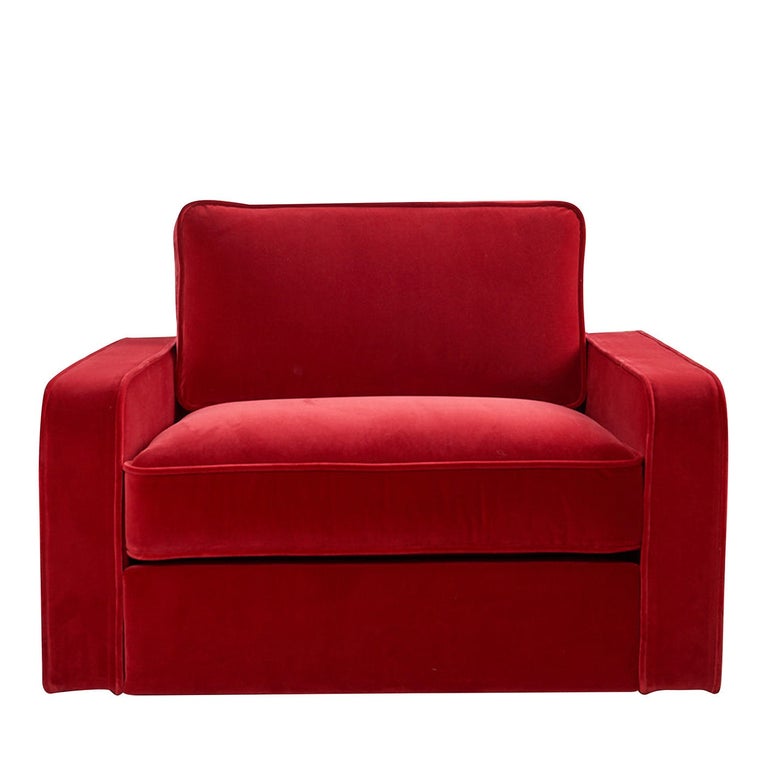 Romeo Red Armchair For Sale at 1stDibs red armchairs for sale